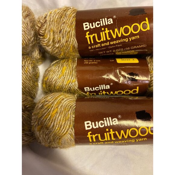 Bucilla Fruitwood Yarn 2 Oz 150 Yards Each Skein 8 Lot HercuLon Fiber - Picture 6 of 10